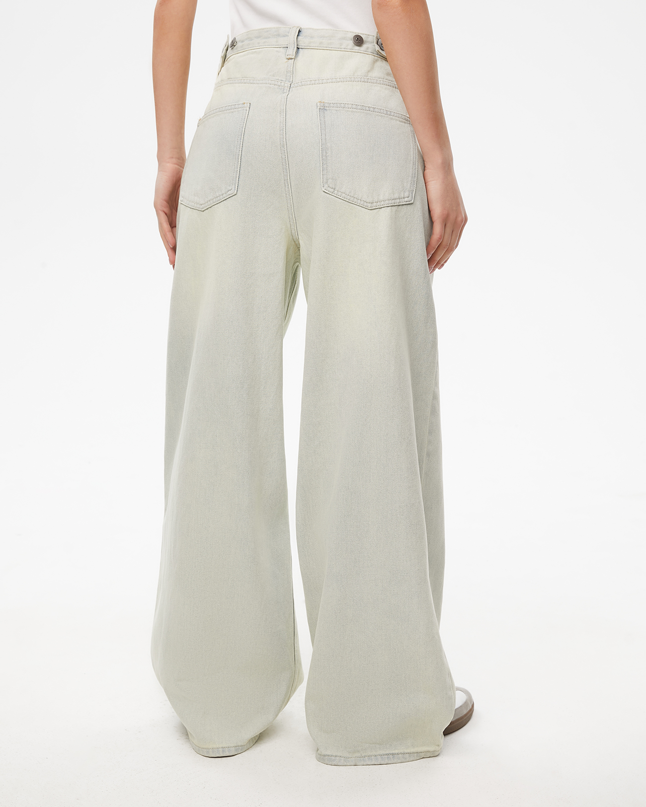 Джинсы Baggy Fit BG300 с винтажным эффектом