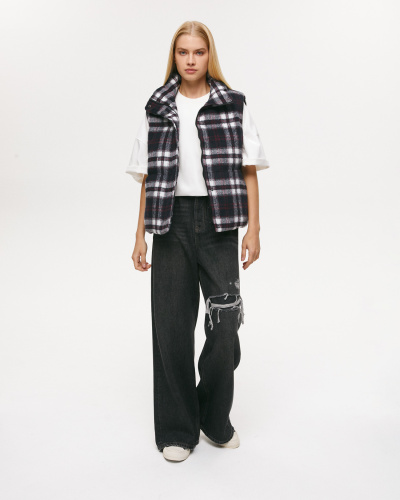 Джинсы Baggy Fit BG301 с потертостями