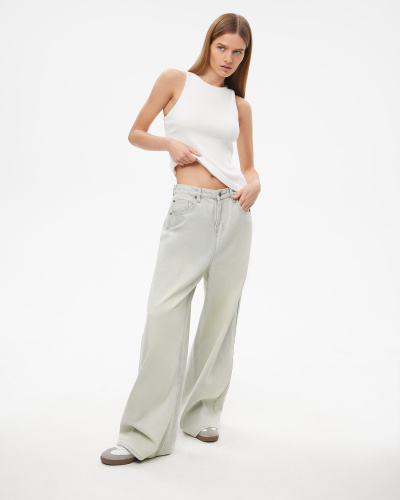 Джинсы Baggy Fit BG300 с винтажным эффектом