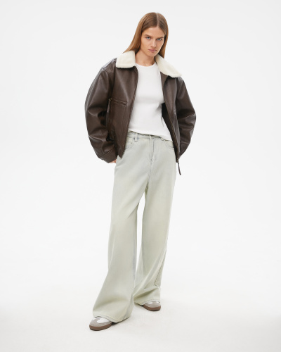 Джинсы Baggy Fit BG300 с винтажным эффектом