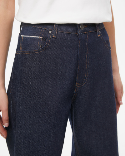 Джинсы Wide Leg WL200 из ткани Selvedge