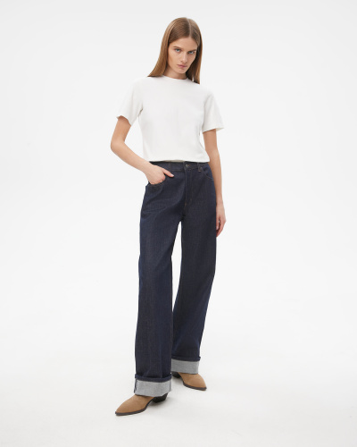 Джинсы Wide Leg WL200 из ткани Selvedge