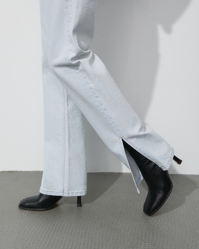 Джинсы Slim fit straight leg с разрезами
